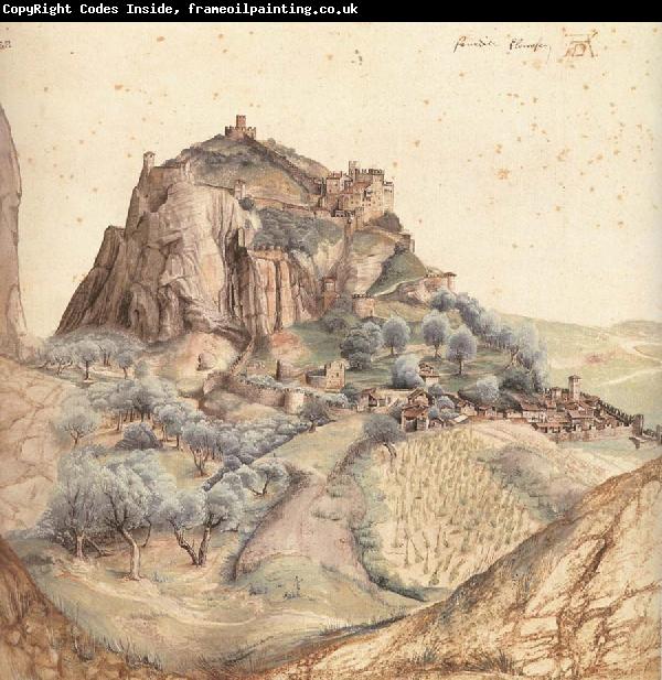 Andrea Mantegna The Castle and Town of Arco